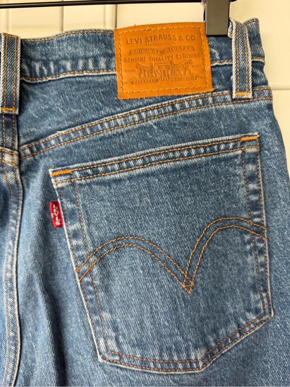 Levi's Women's Blue Straight-Leg Jeans